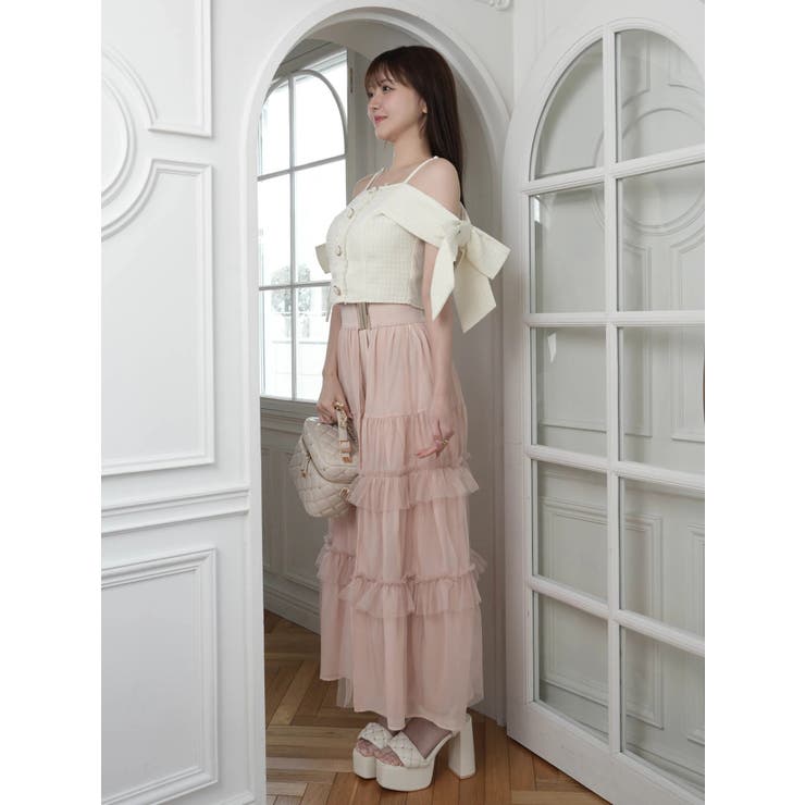 2wayティアードロングスカート | LIPSERVICE | 詳細画像12 