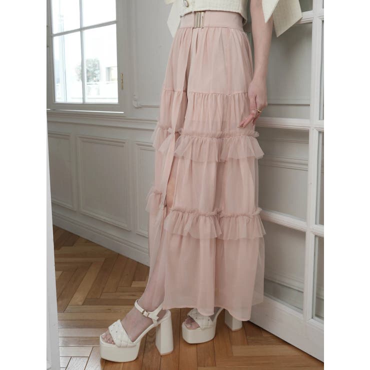 2wayティアードロングスカート | LIPSERVICE | 詳細画像16 