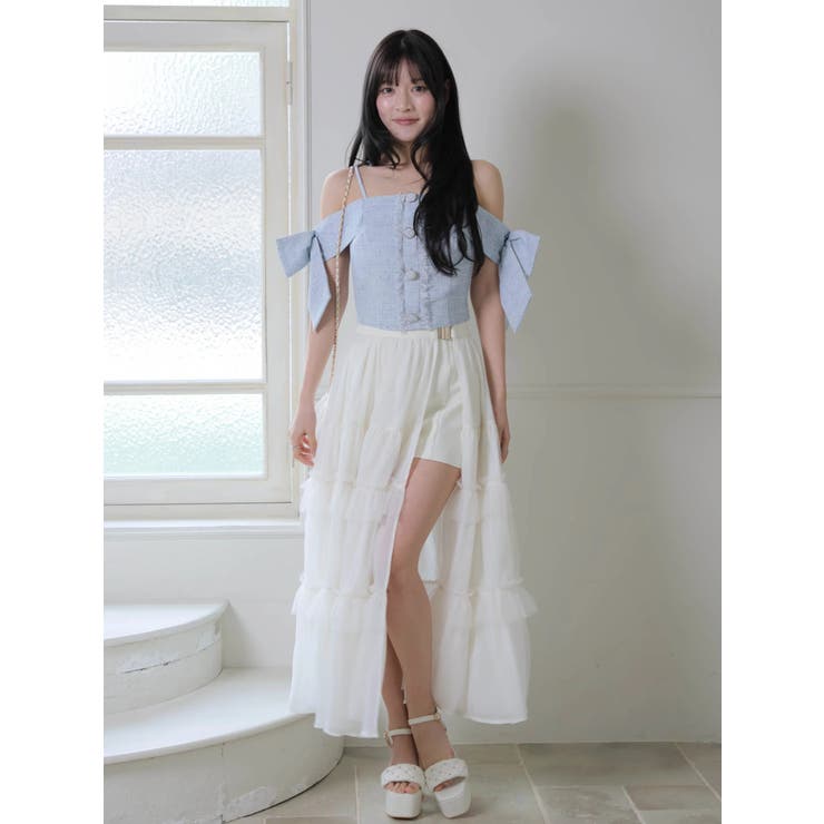 2wayティアードロングスカート | LIPSERVICE | 詳細画像19 