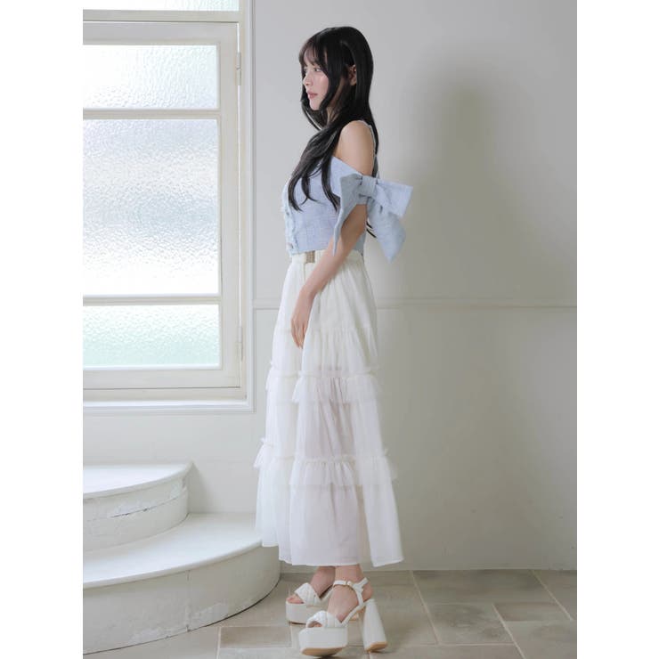 2wayティアードロングスカート | LIPSERVICE | 詳細画像20 