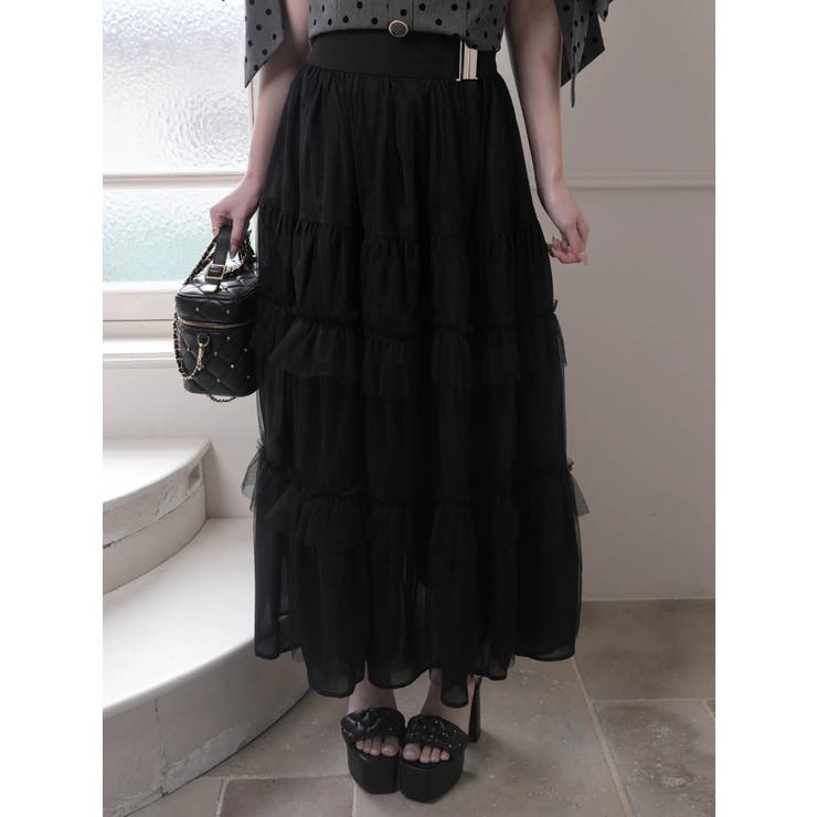 2wayティアードロングスカート | LIPSERVICE | 詳細画像31 