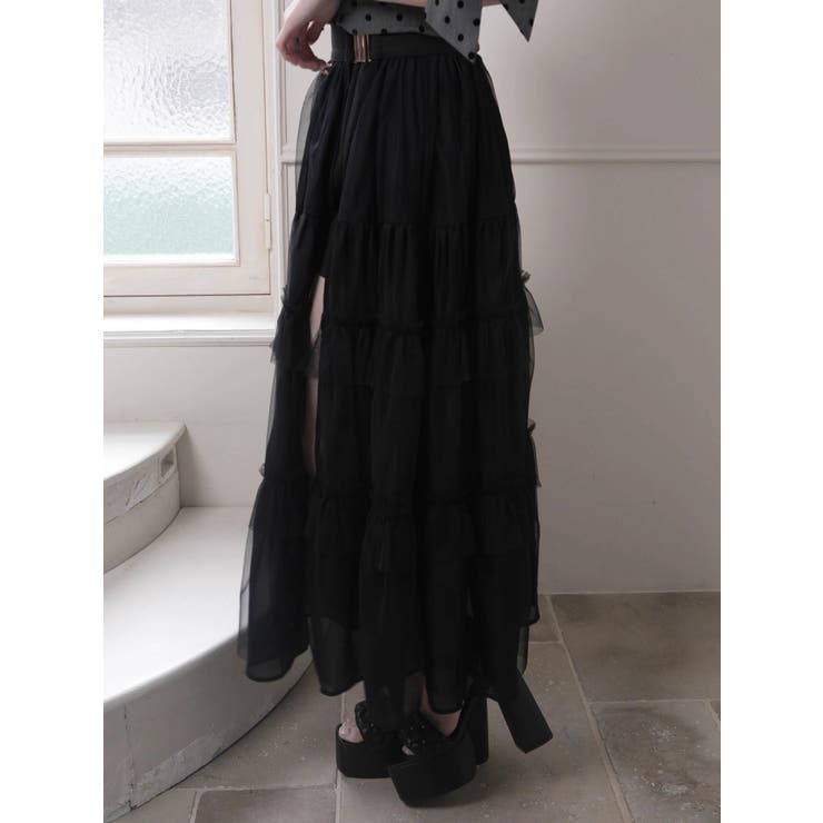 2wayティアードロングスカート | LIPSERVICE | 詳細画像33 