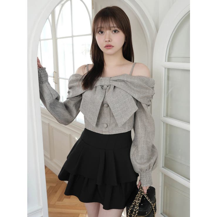 インナーショーパン付フリルティアードスカート | LIPSERVICE | 詳細画像11 