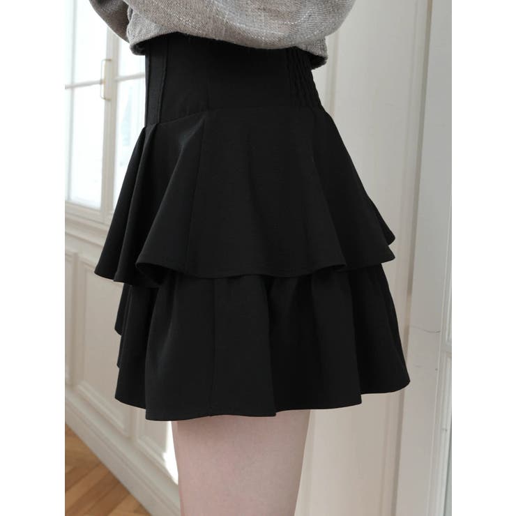 インナーショーパン付フリルティアードスカート | LIPSERVICE | 詳細画像13 