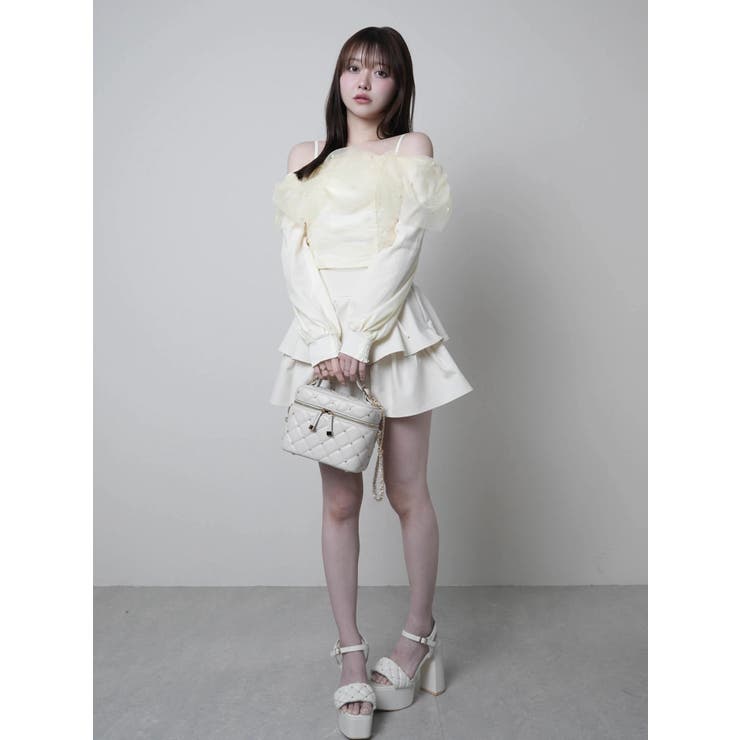 インナーショーパン付フリルティアードスカート | LIPSERVICE | 詳細画像23 