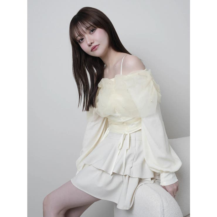 インナーショーパン付フリルティアードスカート | LIPSERVICE | 詳細画像28 