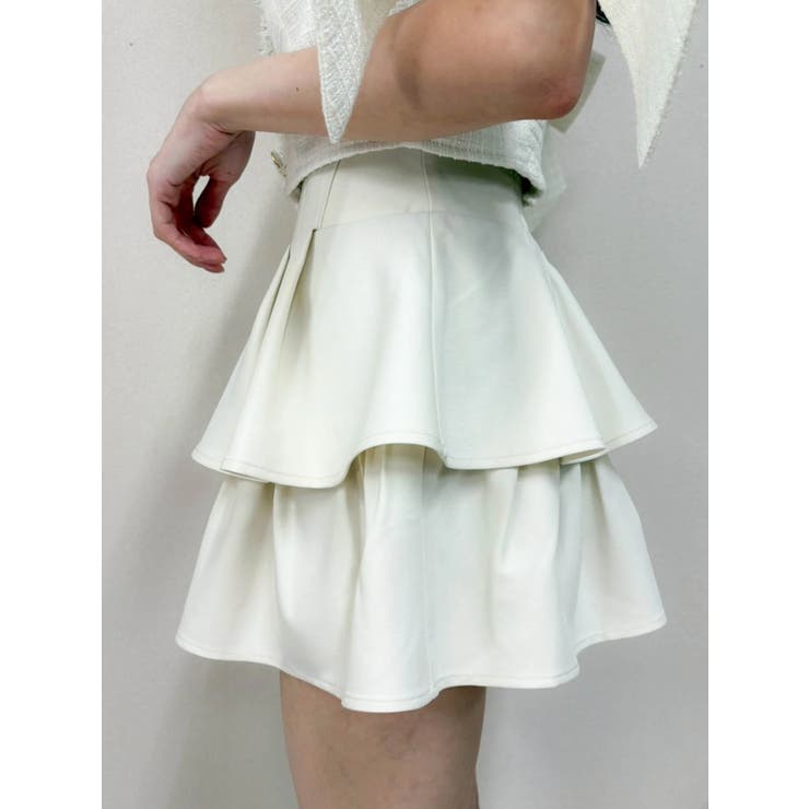 インナーショーパン付フリルティアードスカート | LIPSERVICE | 詳細画像30 