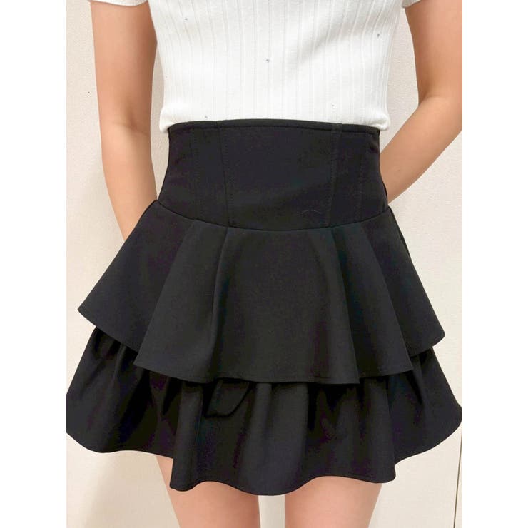 インナーショーパン付フリルティアードスカート | LIPSERVICE | 詳細画像33 