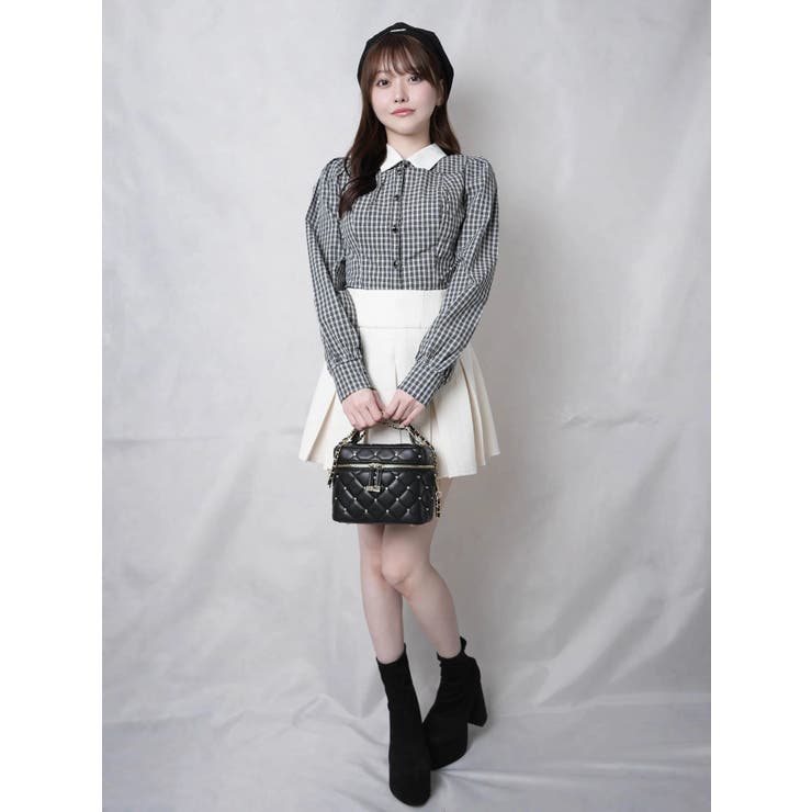 デコルテオープンロングスリーブブラウス | LIPSERVICE | 詳細画像8 