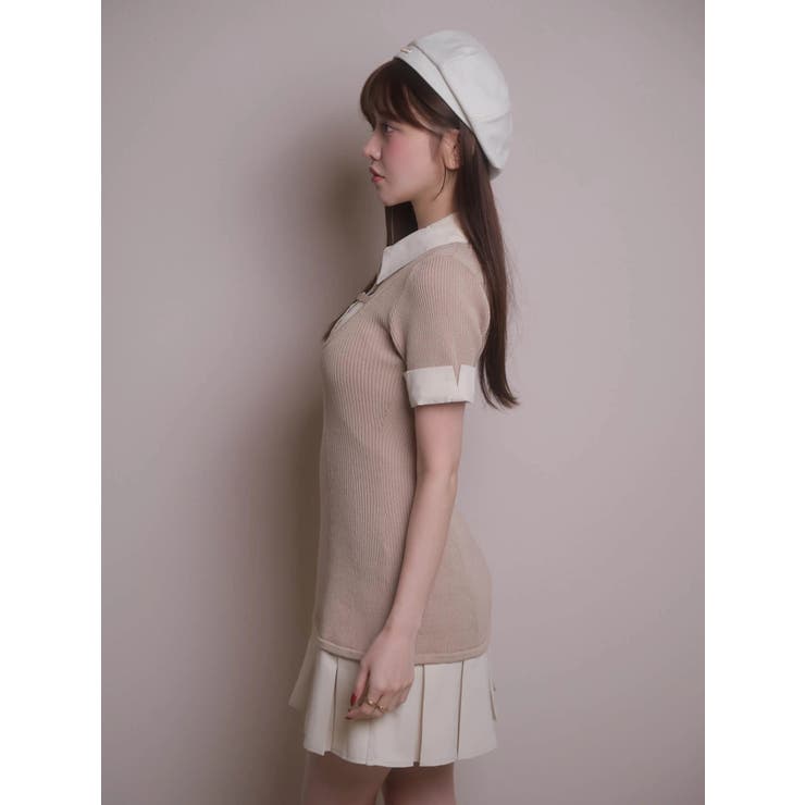 リボンシャツドッキングワンピース | LIPSERVICE | 詳細画像16 