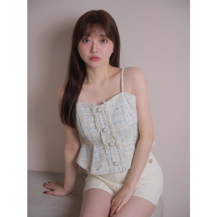 2wayスリーブツイードトップス[品番：LINW0002778]｜LIPSERVICE
