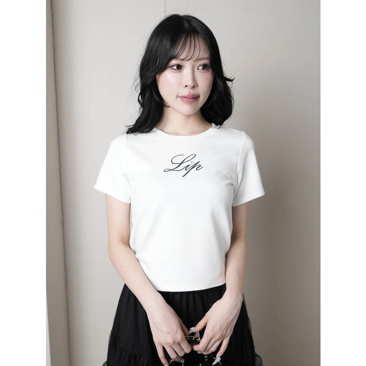 LIPロゴアクセントTシャツ | LIPSERVICE | 詳細画像4 