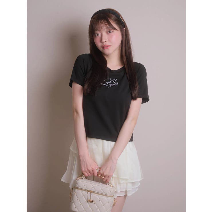 LIPロゴアクセントTシャツ | LIPSERVICE | 詳細画像31 