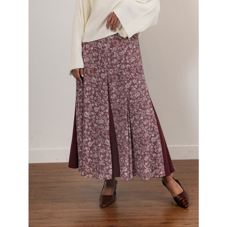 Sweet Paisley ハイウエスト切替フレアスカート 品番 Linw Ladymade レディメイド のレディースファッション通販 Shoplist ショップリスト