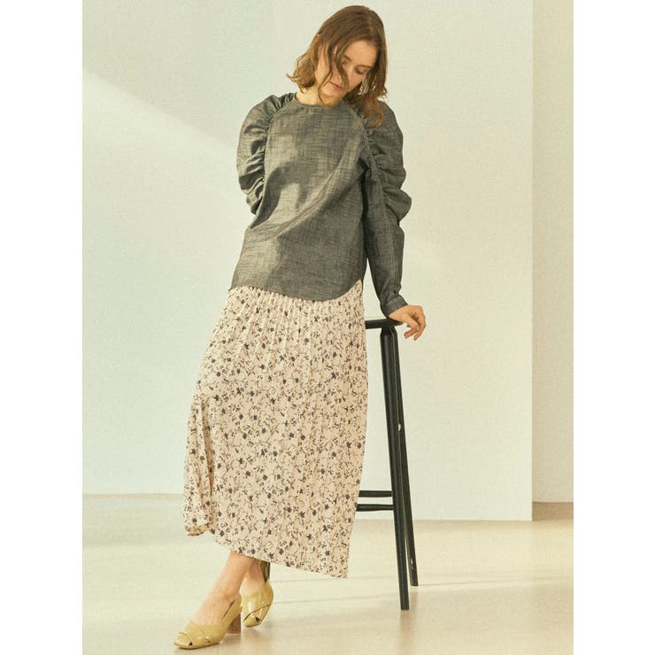 ギャザーショルダーデニムブラウス | LADYMADE | 詳細画像11 