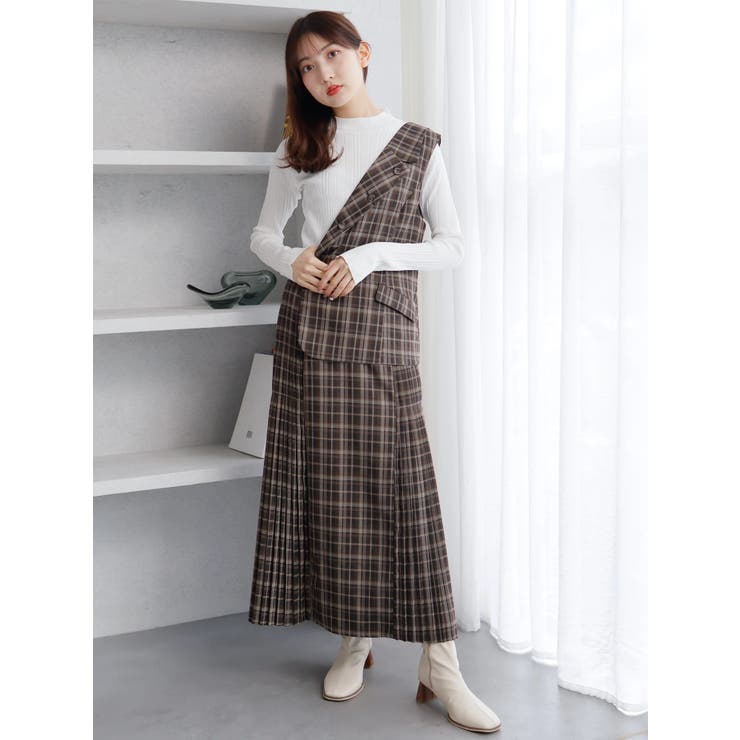 【限定セール】LADYMADE定価15,950円レイヤードプリーツスカート