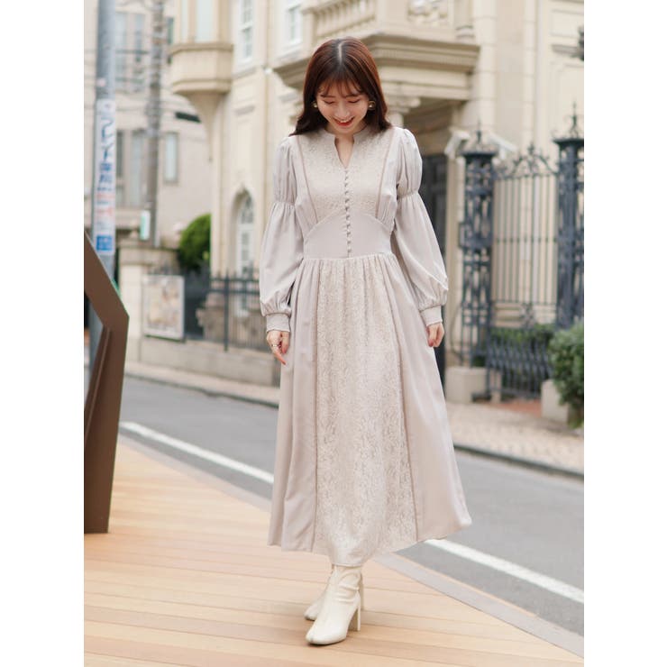 フロントレースコルセットドレス[品番：LINW0001670]｜LADYMADE（レディメイド）のレディースファッション通販｜SHOPLIST（ショップリスト）