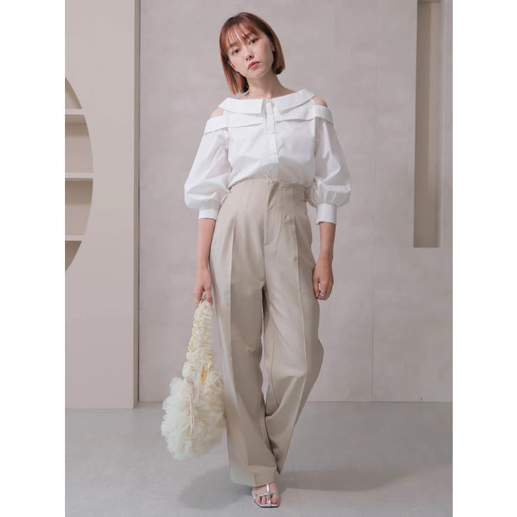 オフショルレイヤードブラウス | LADYMADE | 詳細画像5 