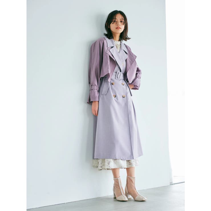 web限定アイテム マルチウェイトレンチコート[品番：LINW0001774]｜LADYMADE ジャケット・アウター