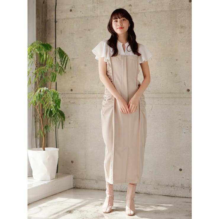 美品litmus JAN SOLVIE ASSEMBLY ドッキングワンピース