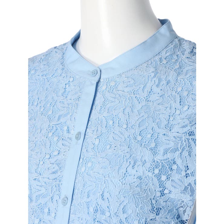 レースベストレイヤードブラウス[品番：LINW0001964]｜LADYMADE（レディメイド）のレディースファッション通販｜SHOPLIST（ショップリスト）
