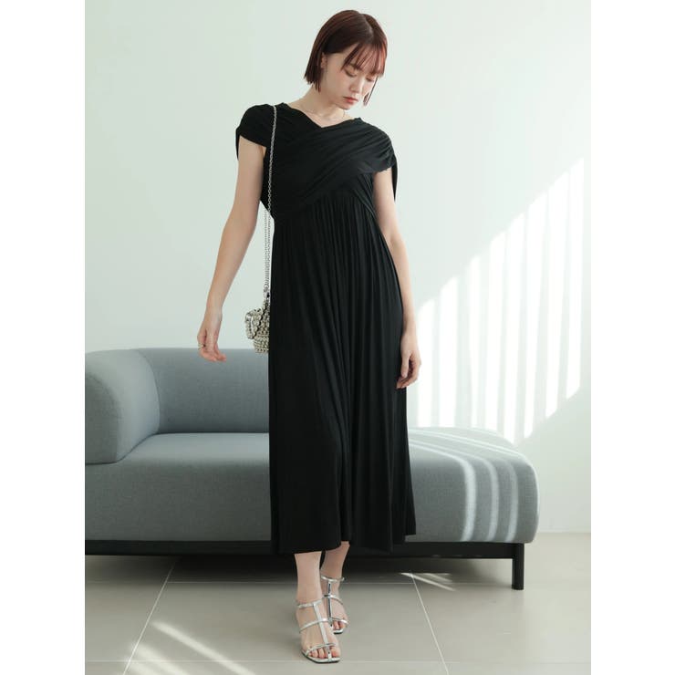 クロスギャザーカットワンピース | LADYMADE | 詳細画像12 