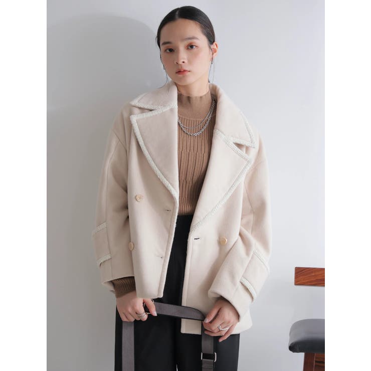 大好き コクーンショートコート[品番：LINW0002095]｜LADYMADE（レディ ジャケット・アウター