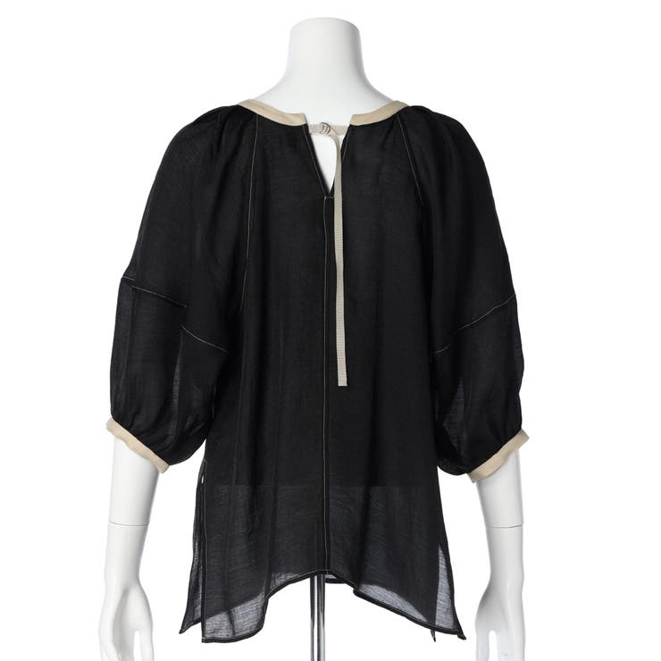 バイカラーボリュームシアーブラウス | LADYMADE | 詳細画像19 