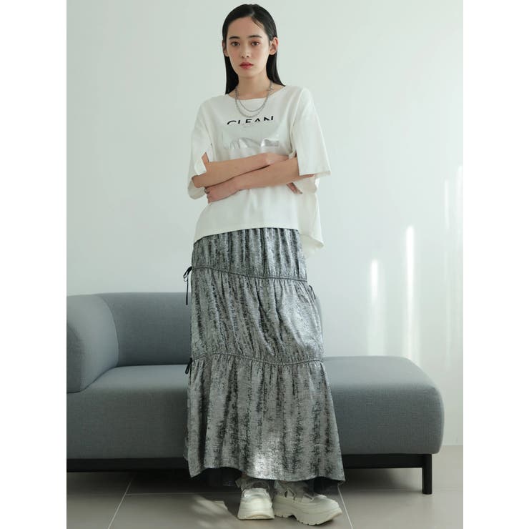 シルバープリントロゴTシャツ | LADYMADE | 詳細画像9 