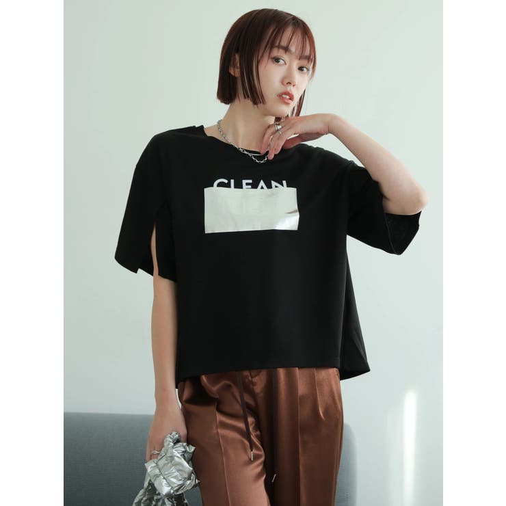 シルバープリントロゴTシャツ | LADYMADE | 詳細画像12 