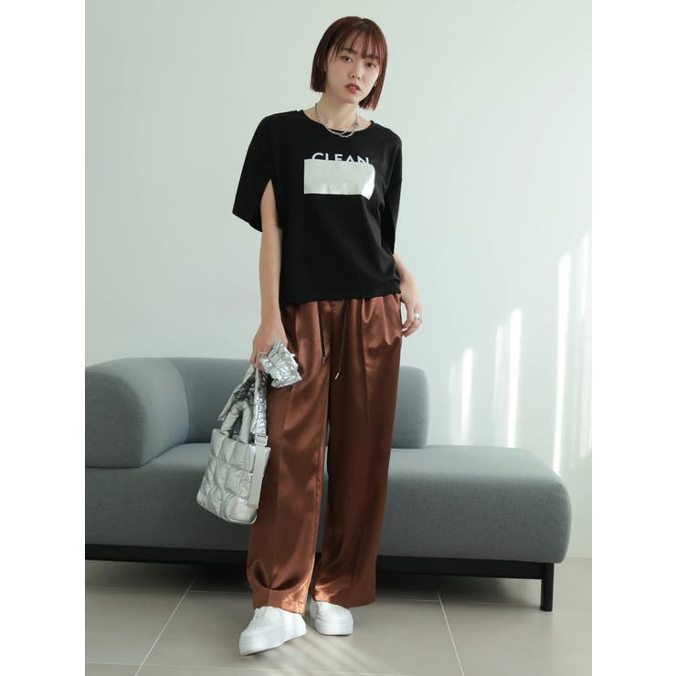 シルバープリントロゴTシャツ | LADYMADE | 詳細画像15 