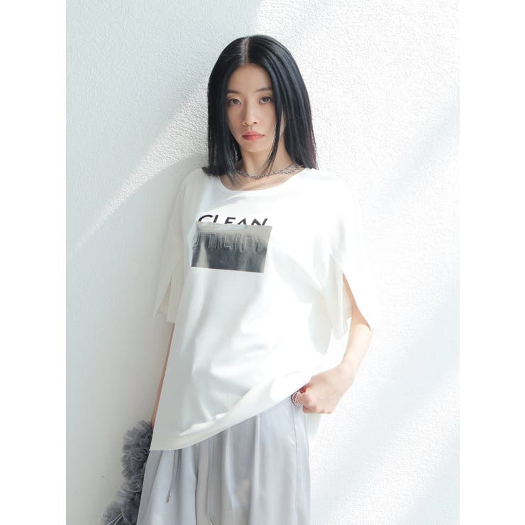 シルバープリントロゴTシャツ | LADYMADE | 詳細画像17 