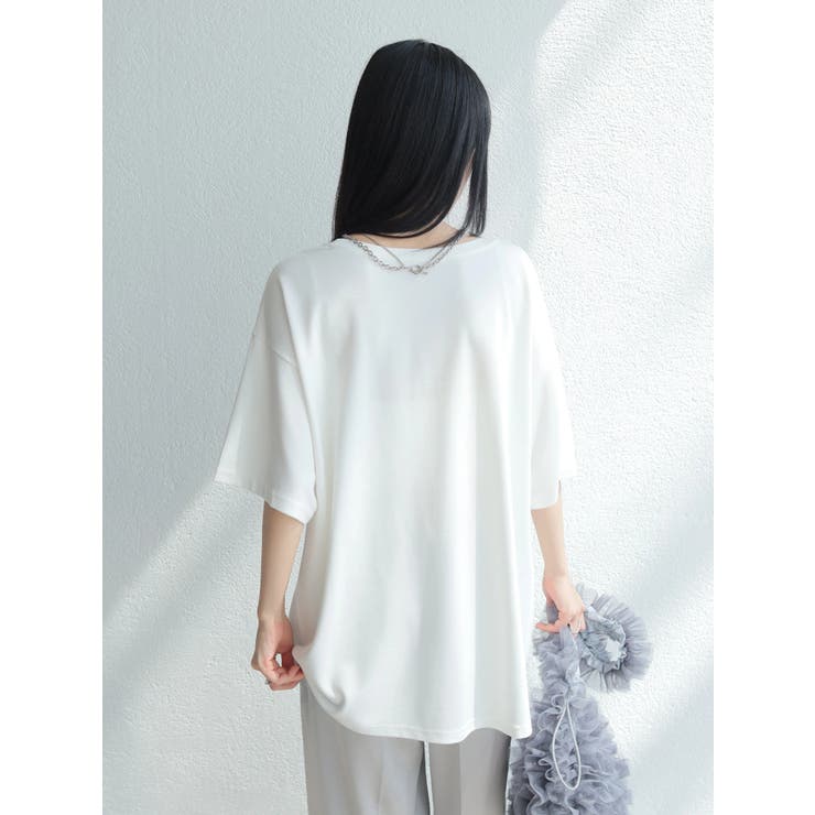 シルバープリントロゴTシャツ | LADYMADE | 詳細画像21 