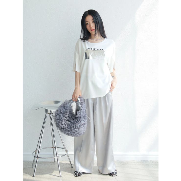 シルバープリントロゴTシャツ | LADYMADE | 詳細画像22 