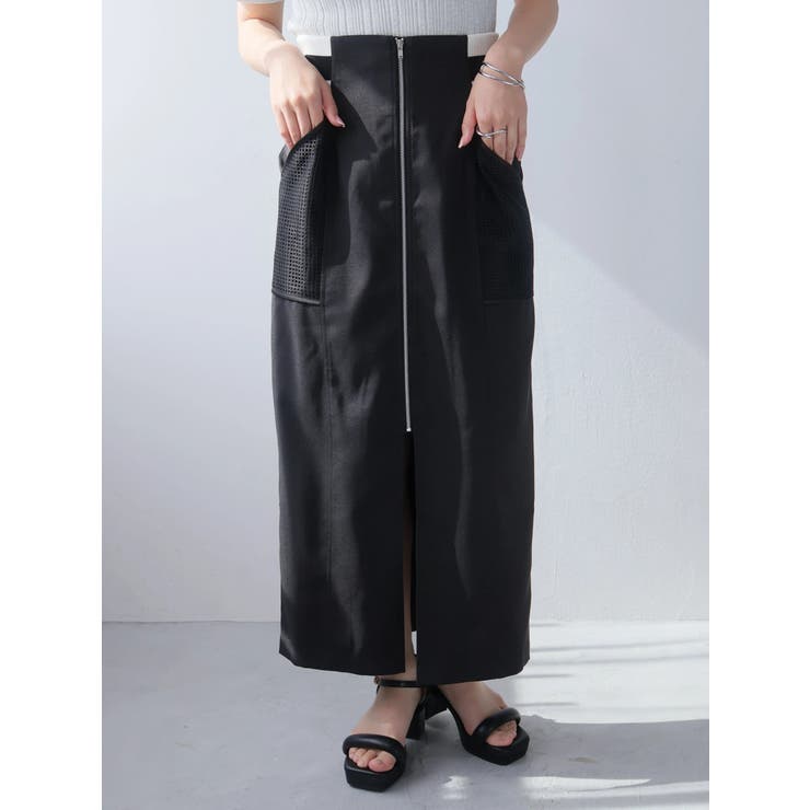 メッシュポケットジップタイトスカート | LADYMADE | 詳細画像11 