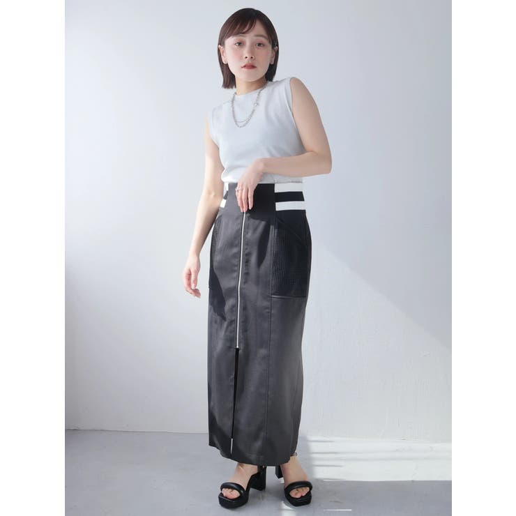 メッシュポケットジップタイトスカート | LADYMADE | 詳細画像18 