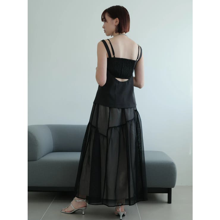 レイヤードキャミ×メッシュスカートセット | LADYMADE | 詳細画像11 
