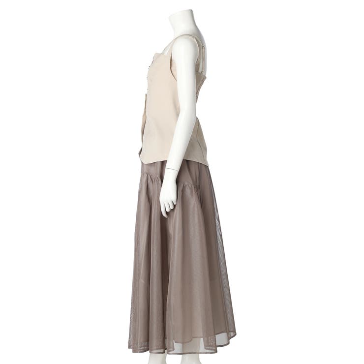 レイヤードキャミ×メッシュスカートセット | LADYMADE | 詳細画像18 