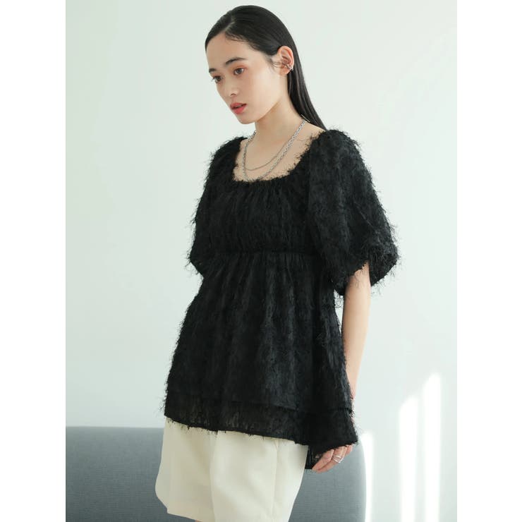 フリンジジャガードブラウス | LADYMADE | 詳細画像16 