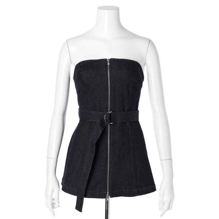 フロントジップデニムベアビスチェ | LADYMADE | 詳細画像21 