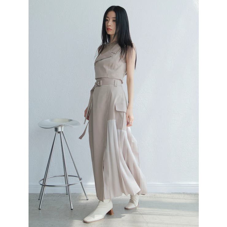 ライダースアシメビスチェ[品番：LINW0002441]｜LADYMADE（レディメイド）のレディースファッション通販｜SHOPLIST（ショップリスト）