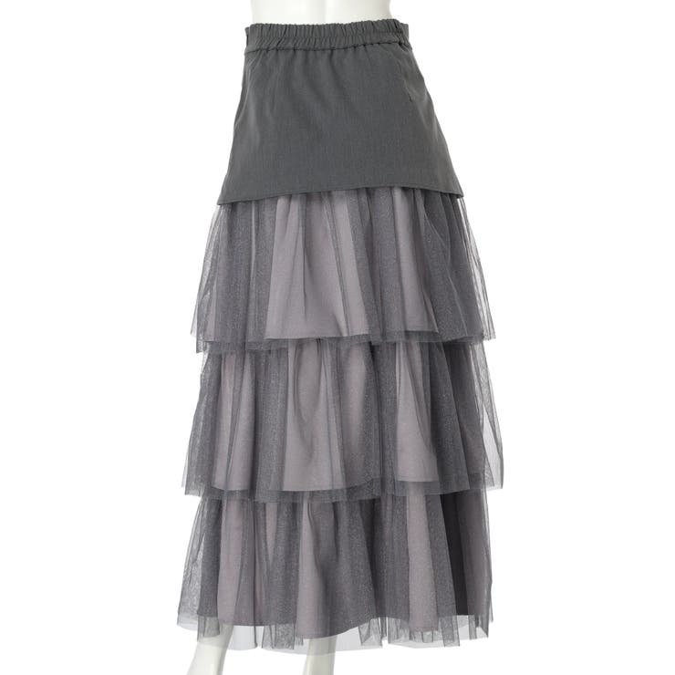 ラメチュールフリルティアードスカート | LADYMADE | 詳細画像39 