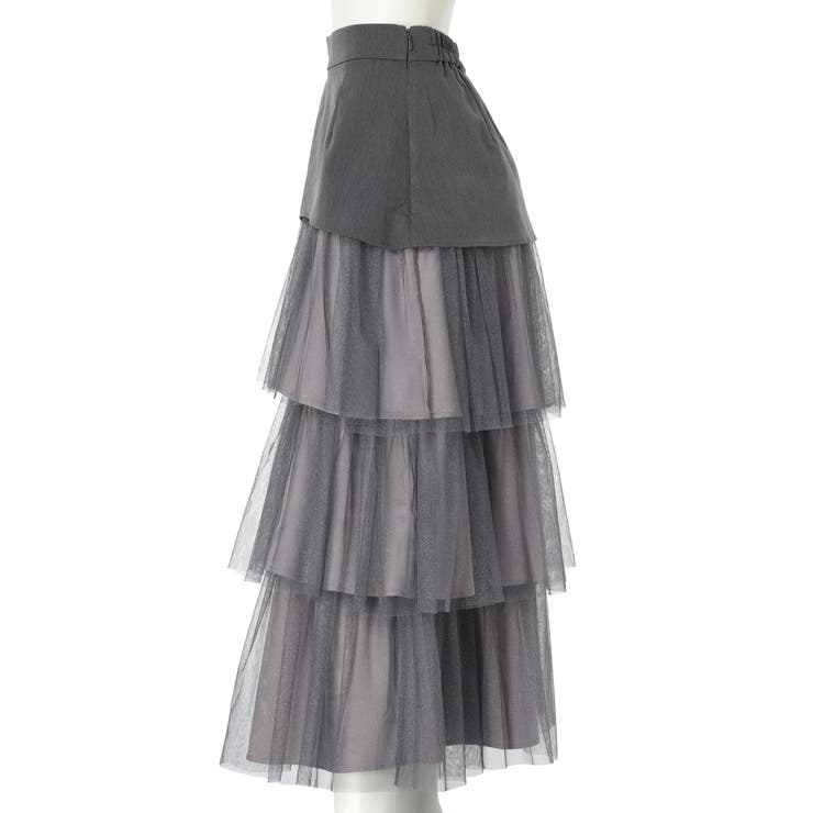 ラメチュールフリルティアードスカート | LADYMADE | 詳細画像40 