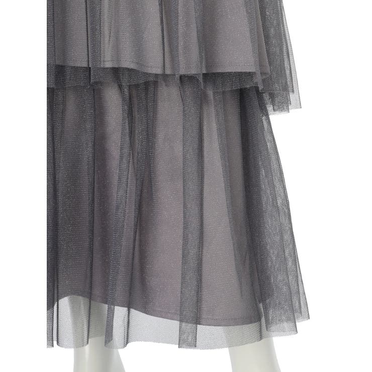 ラメチュールフリルティアードスカート | LADYMADE | 詳細画像43 