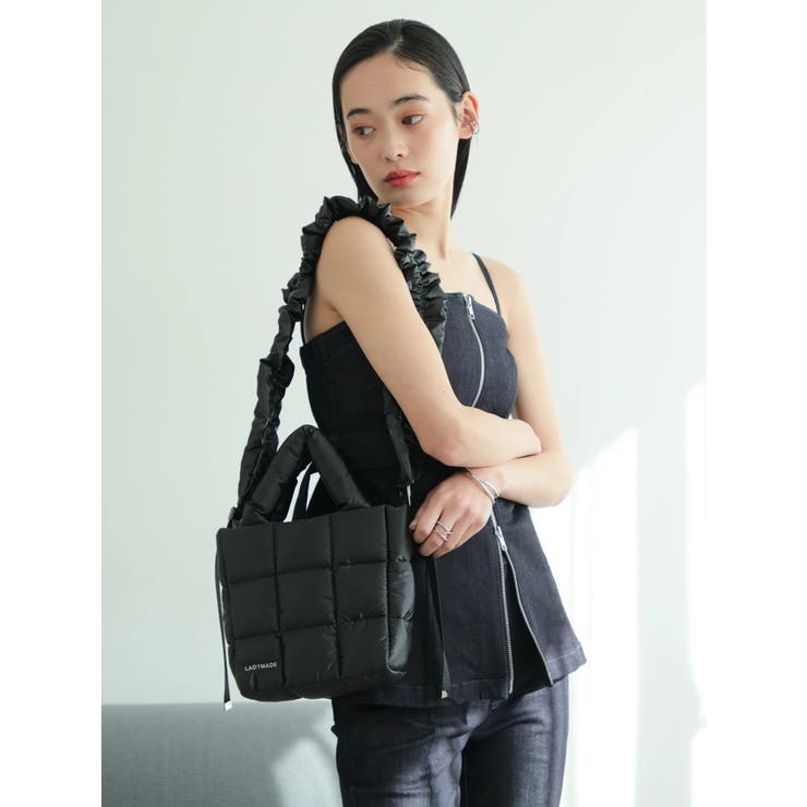 パデッドミニフリルショルダーバッグ | LADYMADE | 詳細画像19 