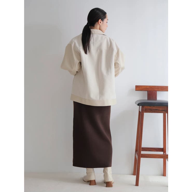 フェイクレザー中綿ジャケット | LADYMADE | 詳細画像10 