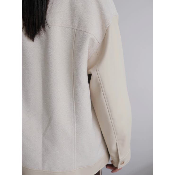 フェイクレザー中綿ジャケット | LADYMADE | 詳細画像13 