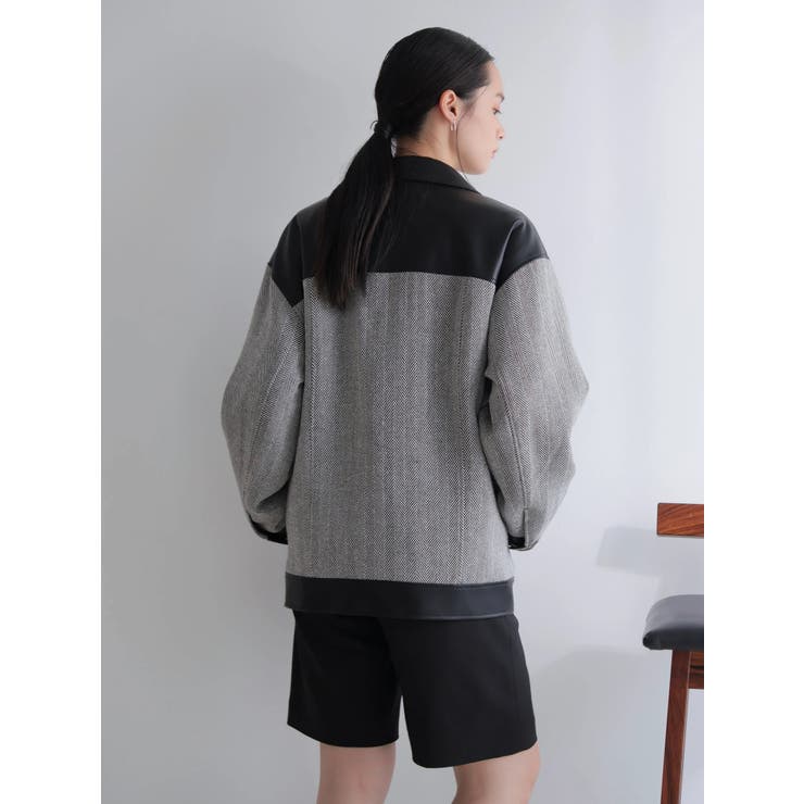 フェイクレザー中綿ジャケット | LADYMADE | 詳細画像27 