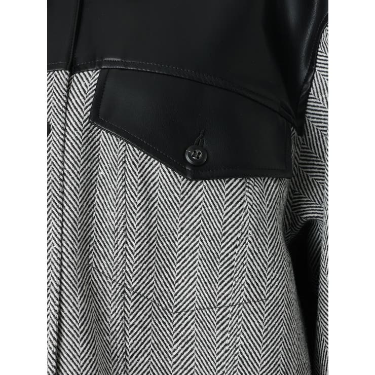 フェイクレザー中綿ジャケット | LADYMADE | 詳細画像44 