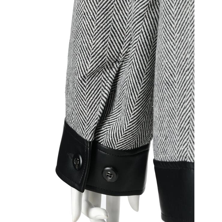 フェイクレザー中綿ジャケット | LADYMADE | 詳細画像46 